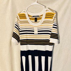 Ashley Stewart Short Sleeve Dress